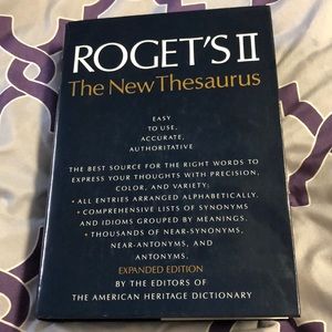 Roget’s II The New Thesaurus
